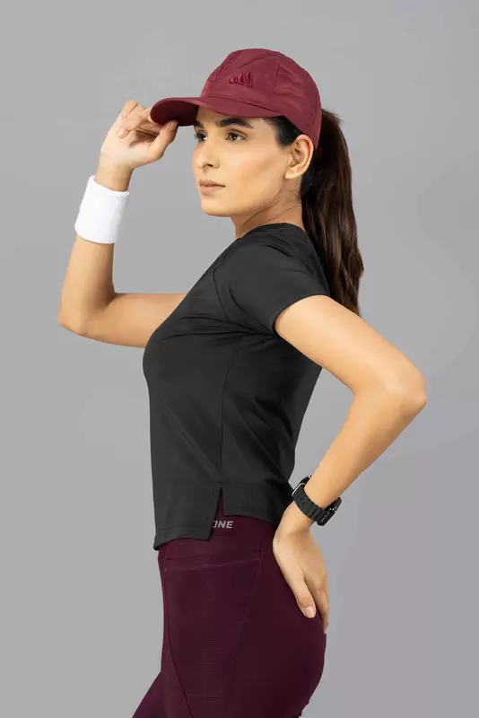 Drizone Women's 4-Way Lycra Raglan Half Sleeve T-Shirt