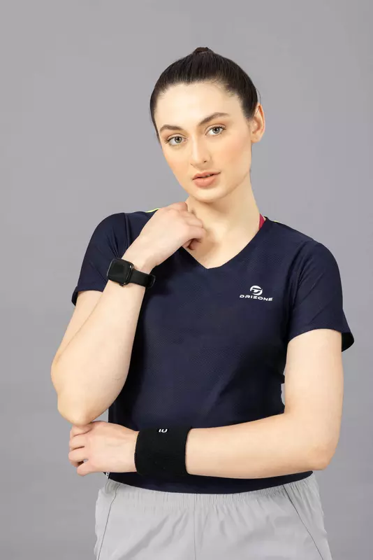 Drizone Self Jacquard T-shirt for Women Set Of 10 Pcs Drizone Self Jacquard T-shirt for Women Set Of 10 Pcs