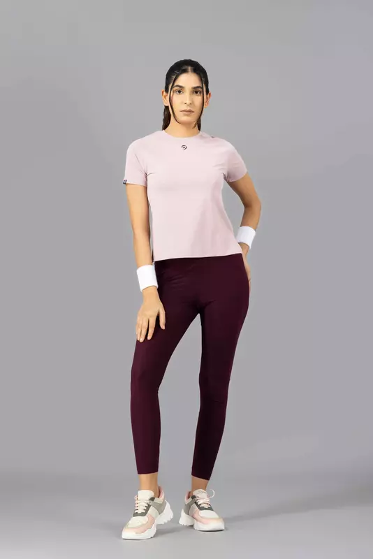 Drizone Women's 4-Way Lycra Raglan Half Sleeve T-Shirt