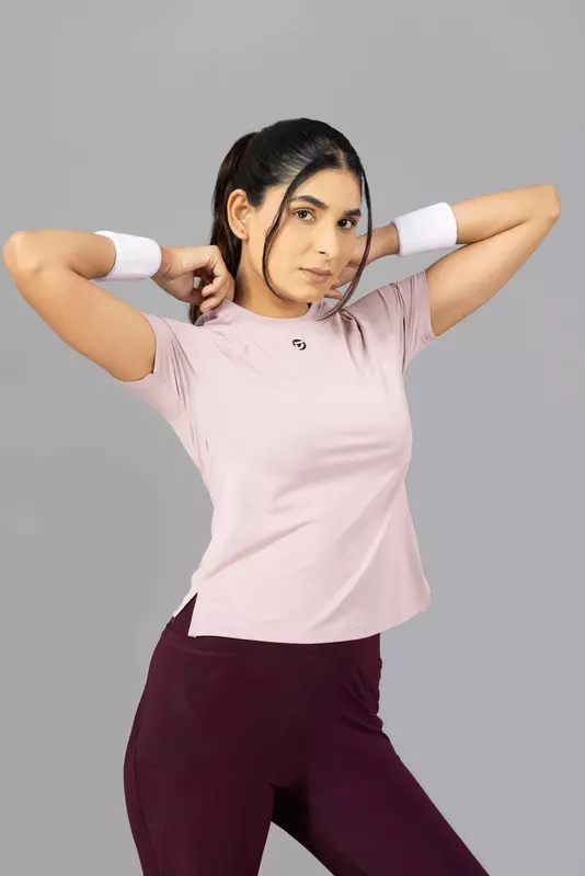 Drizone Women's 4-Way Lycra Raglan Half Sleeve T-Shirt