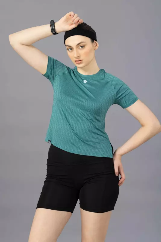 Drizone Women's Melange Lining 4-Way Lycra Raglan Half Sleeve T-Shirt Set Of 10 Pcs Drizone Women's Melange Lining 4-Way Lycra Raglan Half Sleeve T-Shirt Set Of 10 Pcs