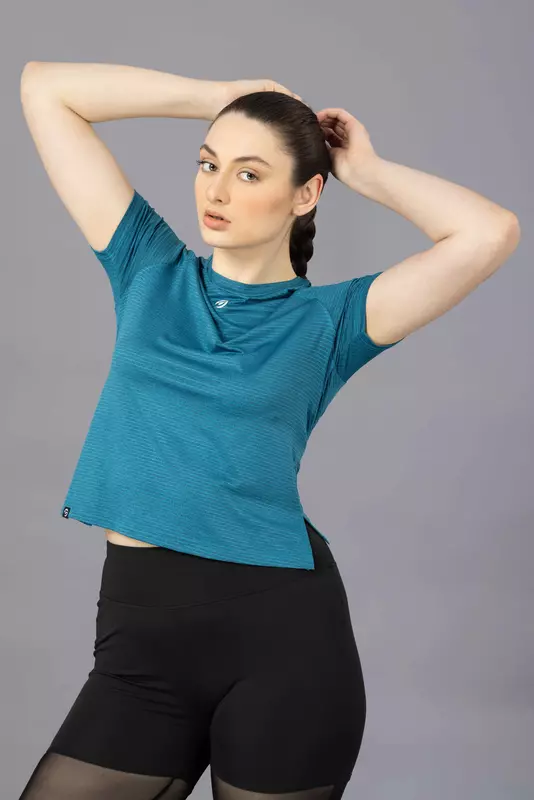 Drizone Women's Melange Lining 4-Way Lycra Raglan Half Sleeve T-Shirt Set Of 10 Pcs Drizone Women's Melange Lining 4-Way Lycra Raglan Half Sleeve T-Shirt Set Of 10 Pcs