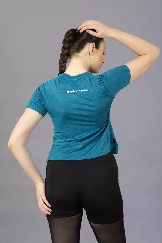 Drizone Women's Melange Lining 4-Way Lycra Raglan Half Sleeve T-Shirt Drizone Women's Melange Lining 4-Way Lycra Raglan Half Sleeve T-Shirt