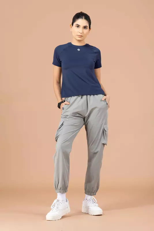 Drizone Women's 4-Way Lycra Raglan Half Sleeve T-Shirt