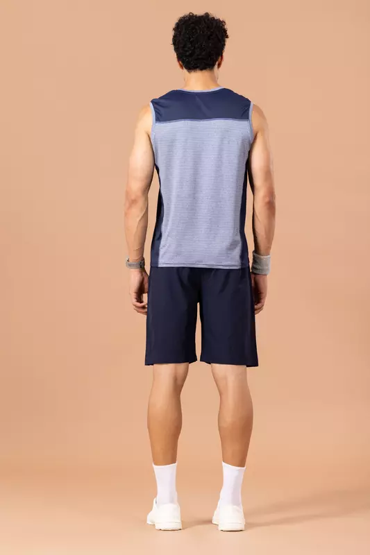 Fithues Melange Lining 4 way Gym Sando For Men Set of 5 pcs Fithues Melange Lining 4 way Gym Sando For Men Set of 5 pcs