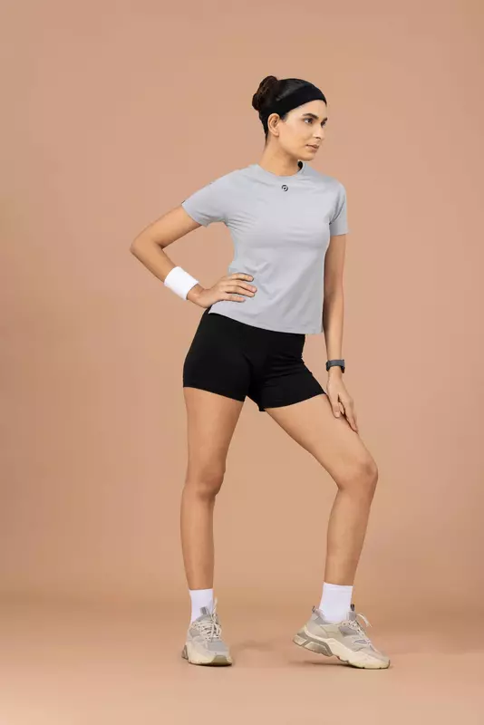 Drizone Women's 4-Way Lycra Raglan Half Sleeve T-Shirt