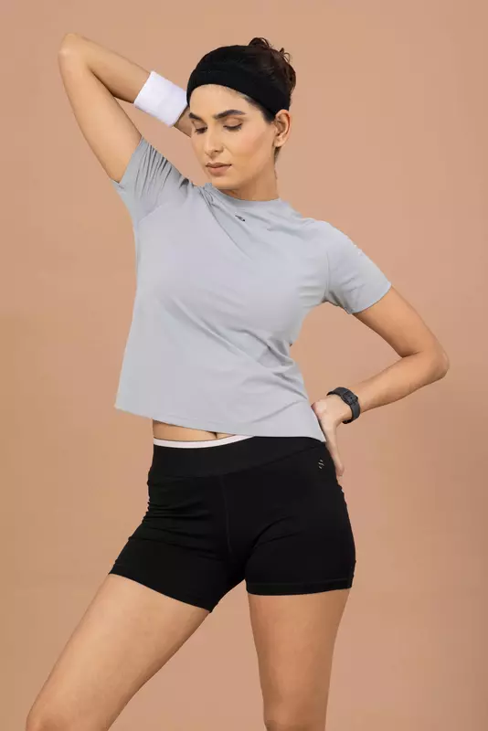 Drizone Women's 4-Way Lycra Raglan Half Sleeve T-Shirt
