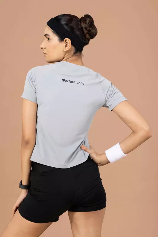 Drizone Women's 4-Way Lycra Raglan Half Sleeve T-Shirt