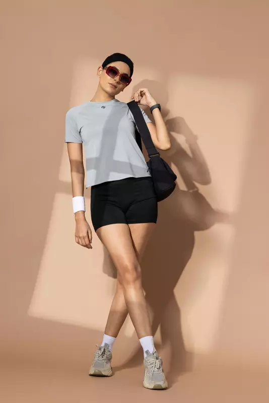 Drizone Women's 4-Way Lycra Raglan Half Sleeve T-Shirt