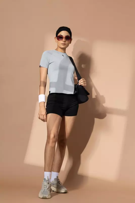 Drizone Women's 4-Way Lycra Raglan Half Sleeve T-Shirt