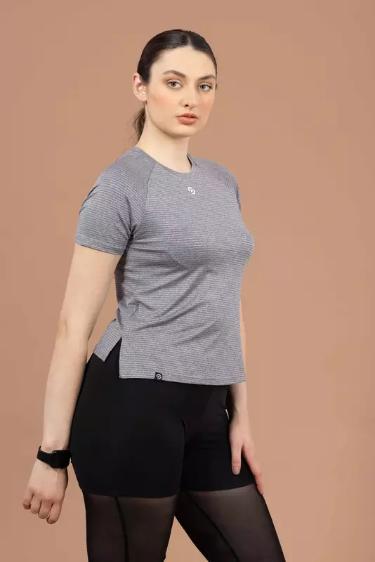 Drizone Women's Melange Lining 4-Way Lycra Raglan Half Sleeve T-Shirt Set Of 10 Pcs Drizone Women's Melange Lining 4-Way Lycra Raglan Half Sleeve T-Shirt Set Of 10 Pcs