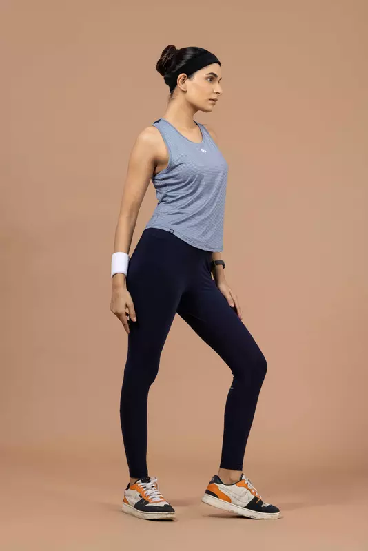 Drizone Melange Lining 4 Way Gym Sando for Women
