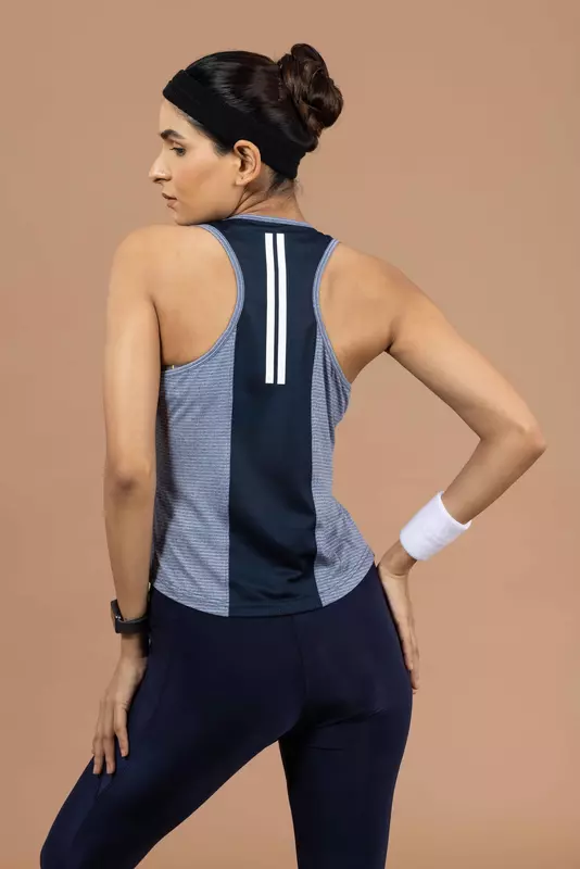 Drizone Melange Lining 4 Way Gym Sando for Women