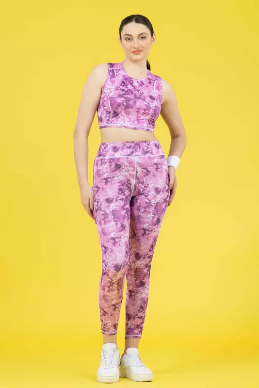 Drizone Multi Printed Polyester Co-ord Set for Women