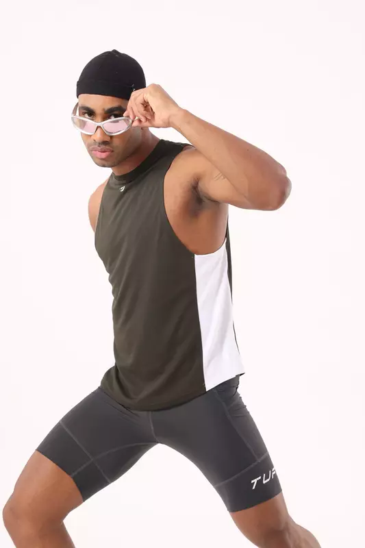 Drizone Rolex Knit Panel Gym Vest/Sando