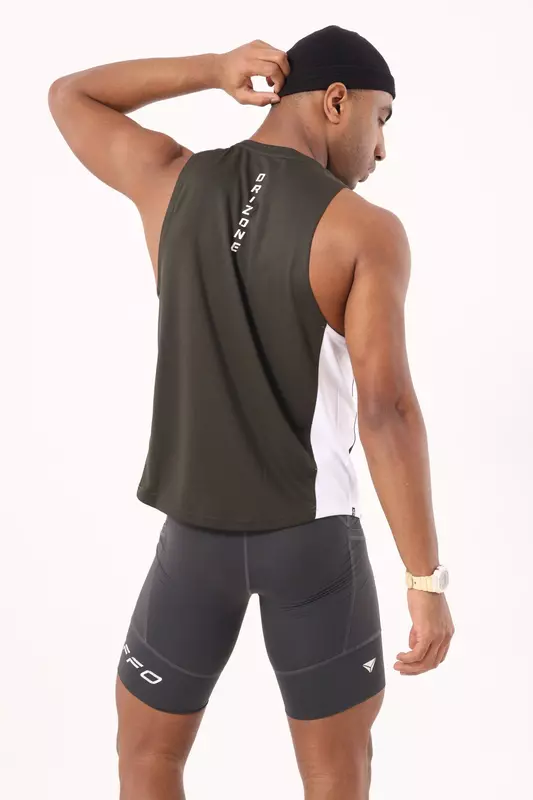 Drizone Rolex Knit Panel Gym Vest/Sando