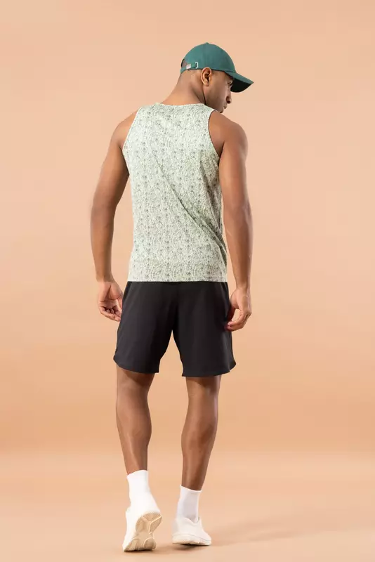 Drizone Pinted Micro Polyester Men Gym Sando Set of 10 Pcs Drizone Pinted Micro Polyester Men Gym Sando Set of 10 Pcs