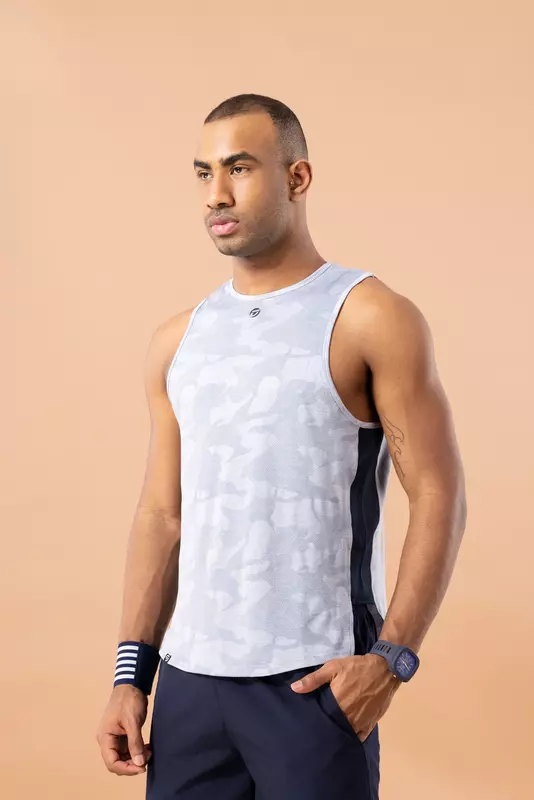 Drizone Self Jacquard Panel Gym Vest/Sando Set of 10 pcs Drizone Self Jacquard Panel Gym Vest/Sando Set of 10 pcs