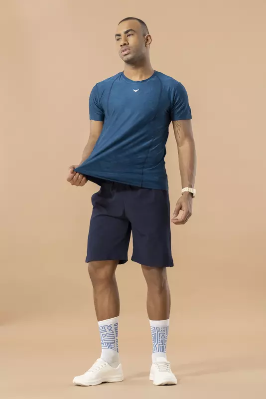 Fithues Self Jacquard HS T-shirt For Men Set of 5 pcs Fithues Self Jacquard HS T-shirt For Men Set of 5 pcs