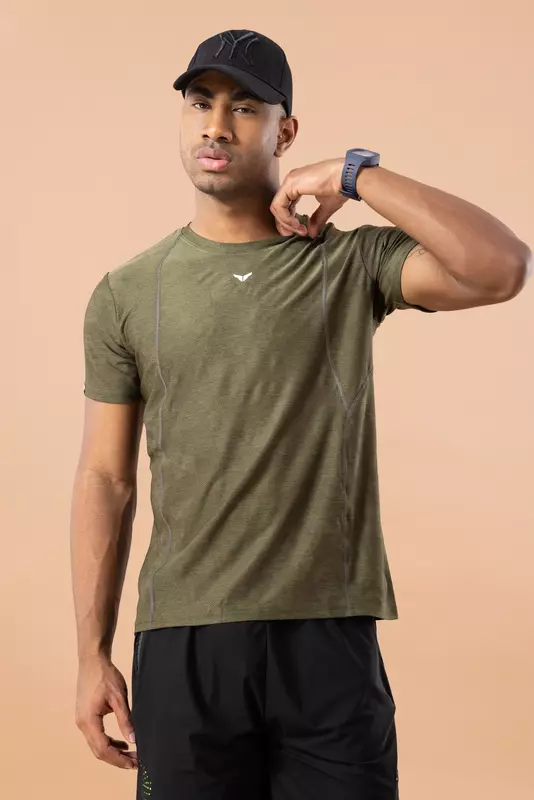 Fithues Self Jacquard HS T-shirt For Men Set of 5 pcs Fithues Self Jacquard HS T-shirt For Men Set of 5 pcs