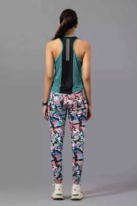 Drizone Melange Lining 4 Way Gym Sando for Women